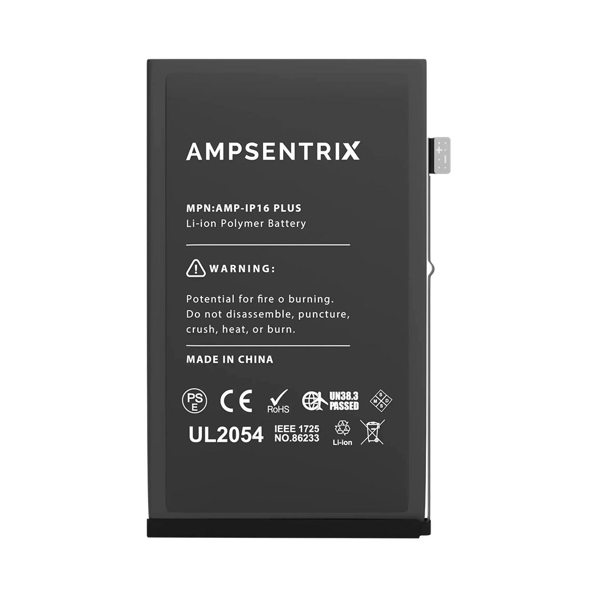 Bateria Ampsentrix Basic iPhone 16 Plus